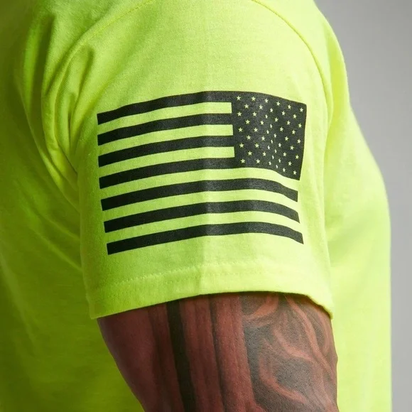 Grunt Style Men's Bright Yellow Tee - Picture 7 of 8